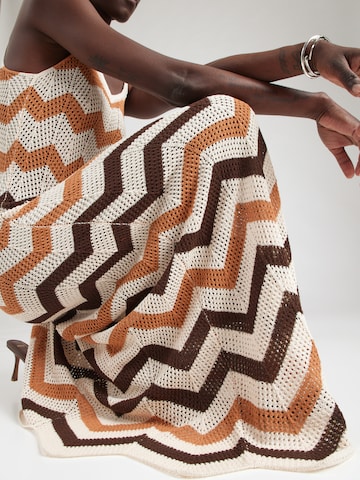 TOPSHOP - Vestido de malha 'FIONA' em cinzento