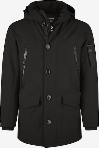 HECHTER PARIS Between-Seasons Parka in Black: front