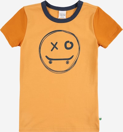 Fred's World by GREEN COTTON Majica 'Skate smile' | marine / svetlo oranžna / temno oranžna barva, Prikaz izdelka