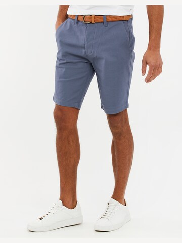 Threadbare Slimfit Shorts 'Conta' in Blau: predná strana