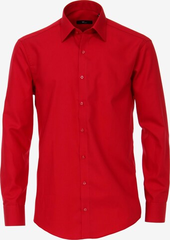 VENTI Business Shirt in Red: front