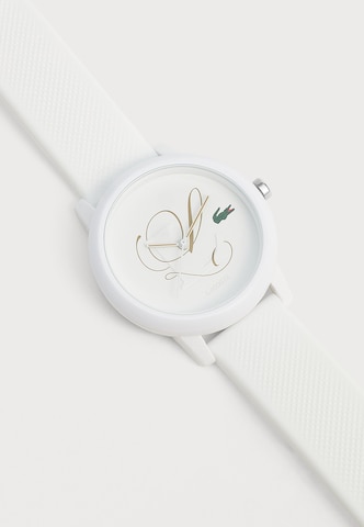 LACOSTE - Reloj analógico '12.12' en blanco: frente