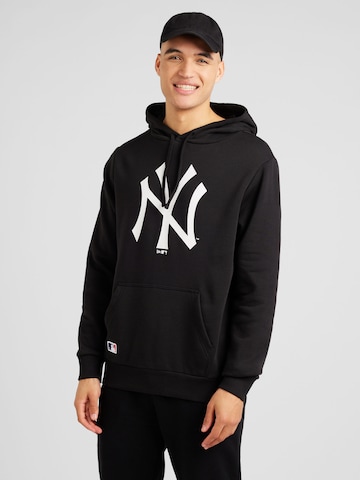 NEW ERA Sweatshirt 'NEYYAN' in Zwart: voorkant