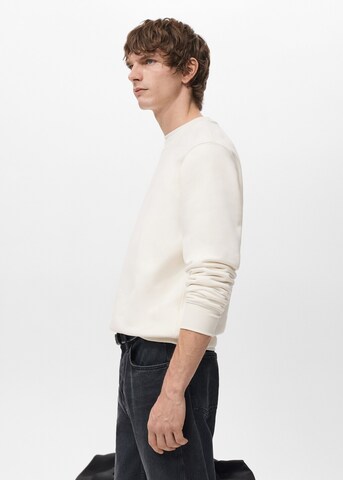 MANGO MAN Sweatshirt 'Nola' in White