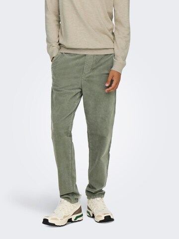 Only & Sons - Tapered Pantalón en verde