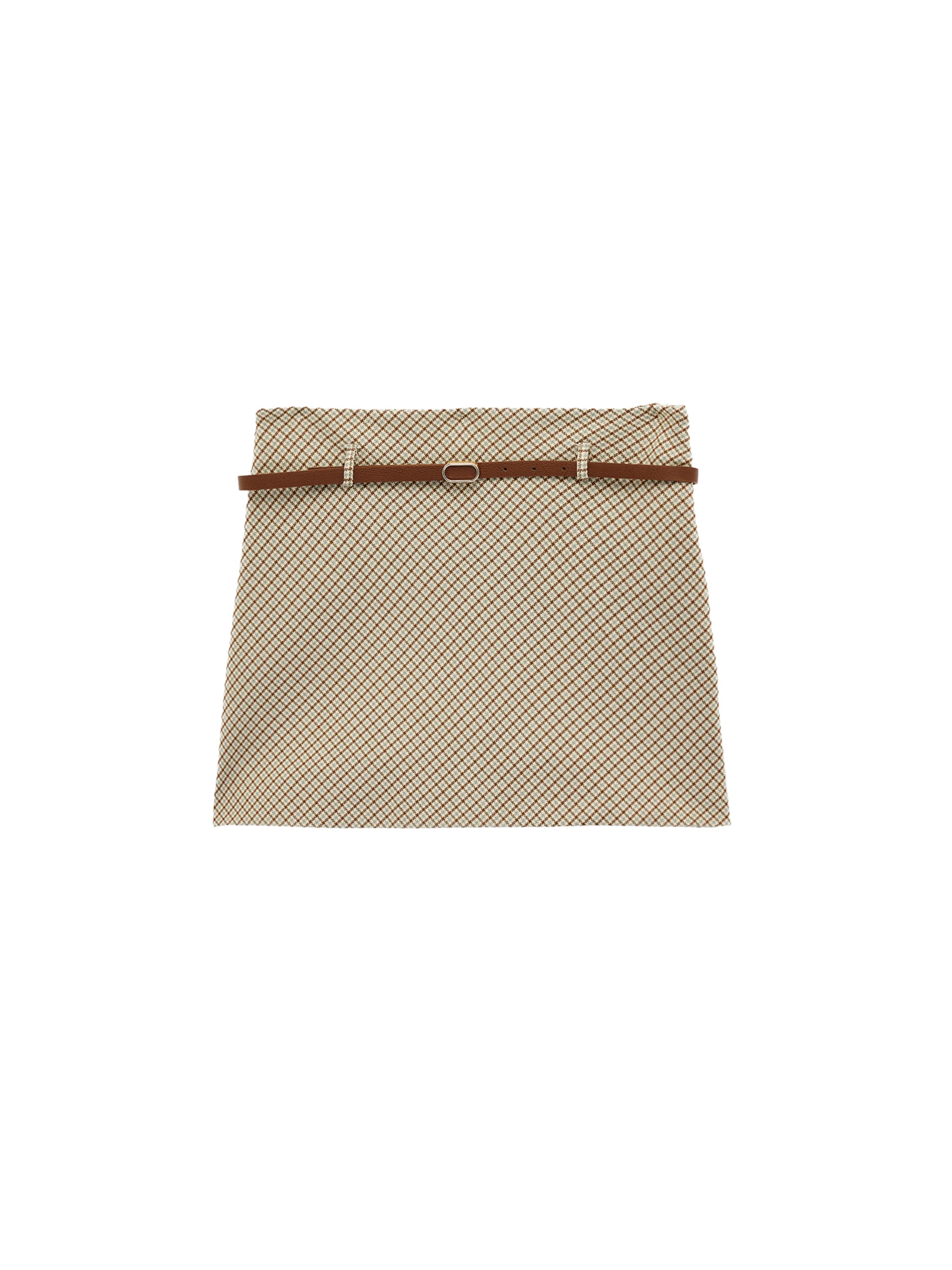 Koton Skirt in 32 in Light beige / Brown / Pastel green, Item view