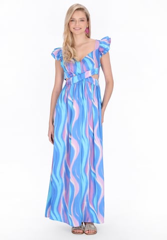 Robe d’été 'Festival' IZIA en bleu