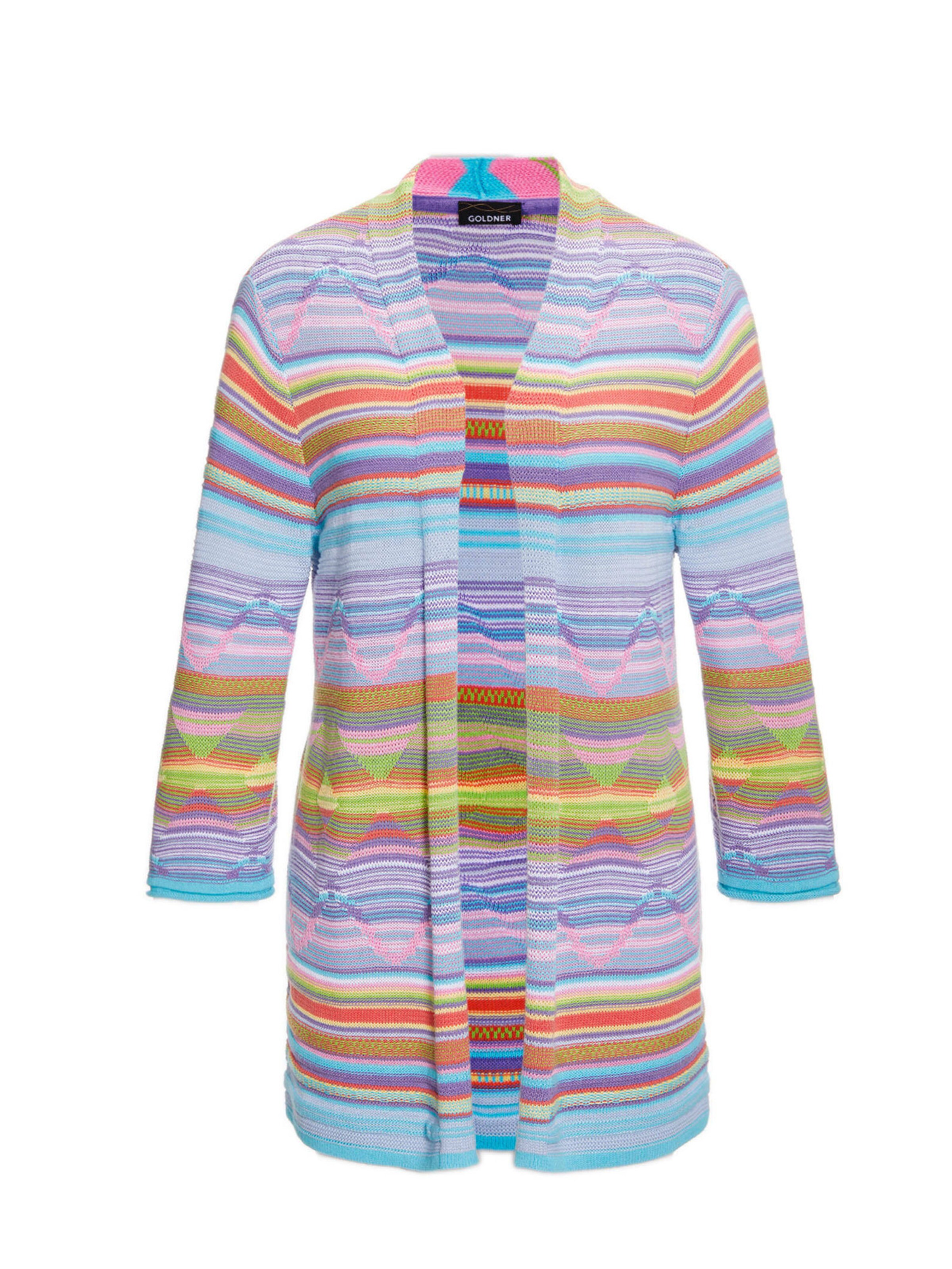 Cardigan Goldner en bleu : devant