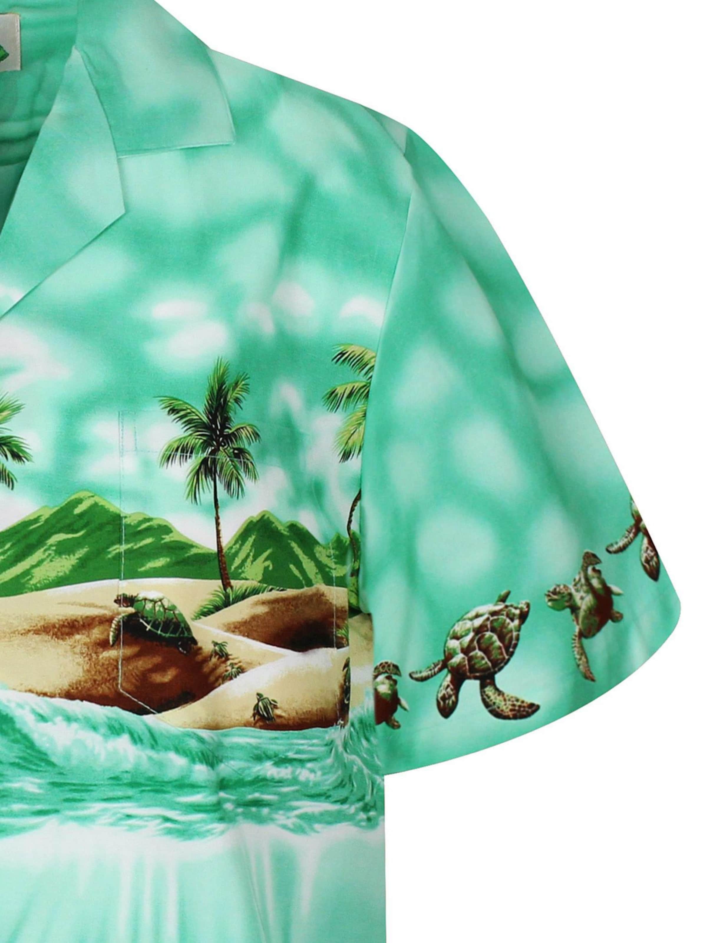 Coupe regular Chemise 'Turtle OLD' KY's en vert
