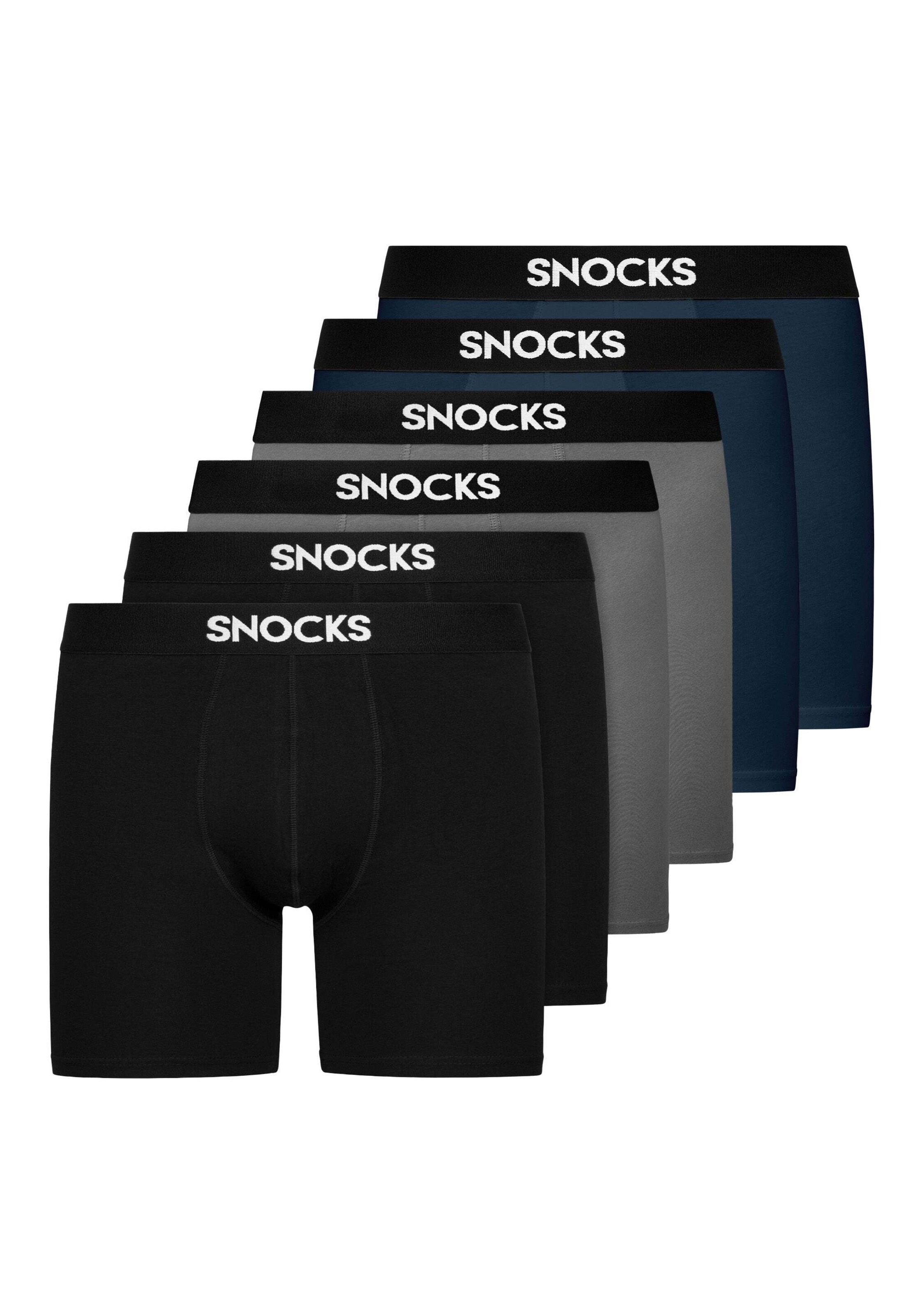 SNOCKS Boxershorts in Gemengde kleuren: voorkant