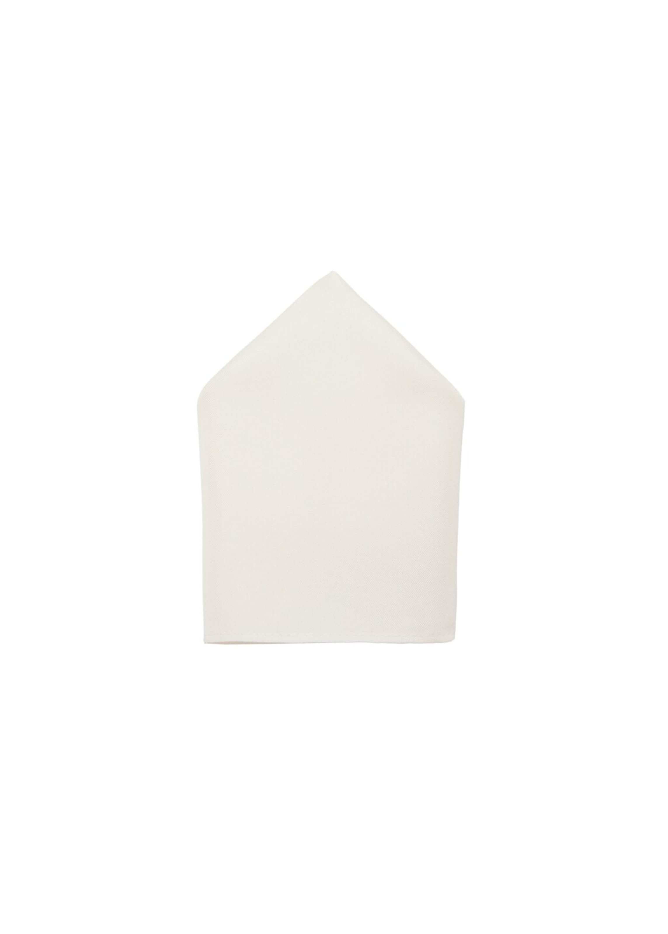 MANGO MAN Einstecktuch 'Basico' in Weiß: Vorderseite