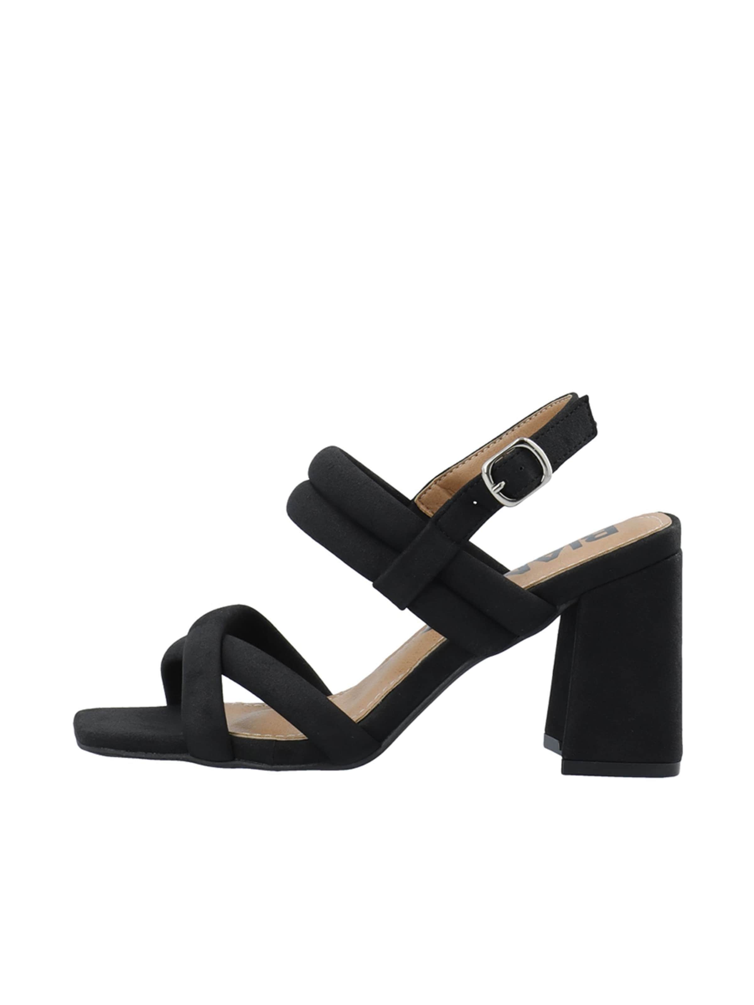 Bianco Strap sandal 'JOYCE' in Black: front