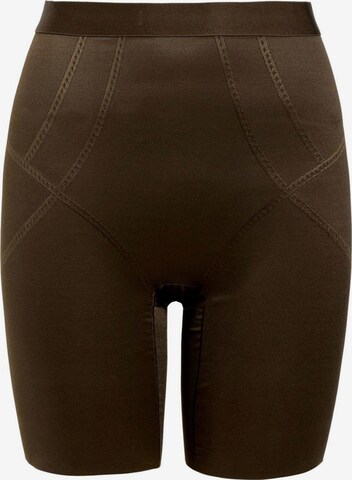 Pantalon modelant Marks & Spencer en marron : devant