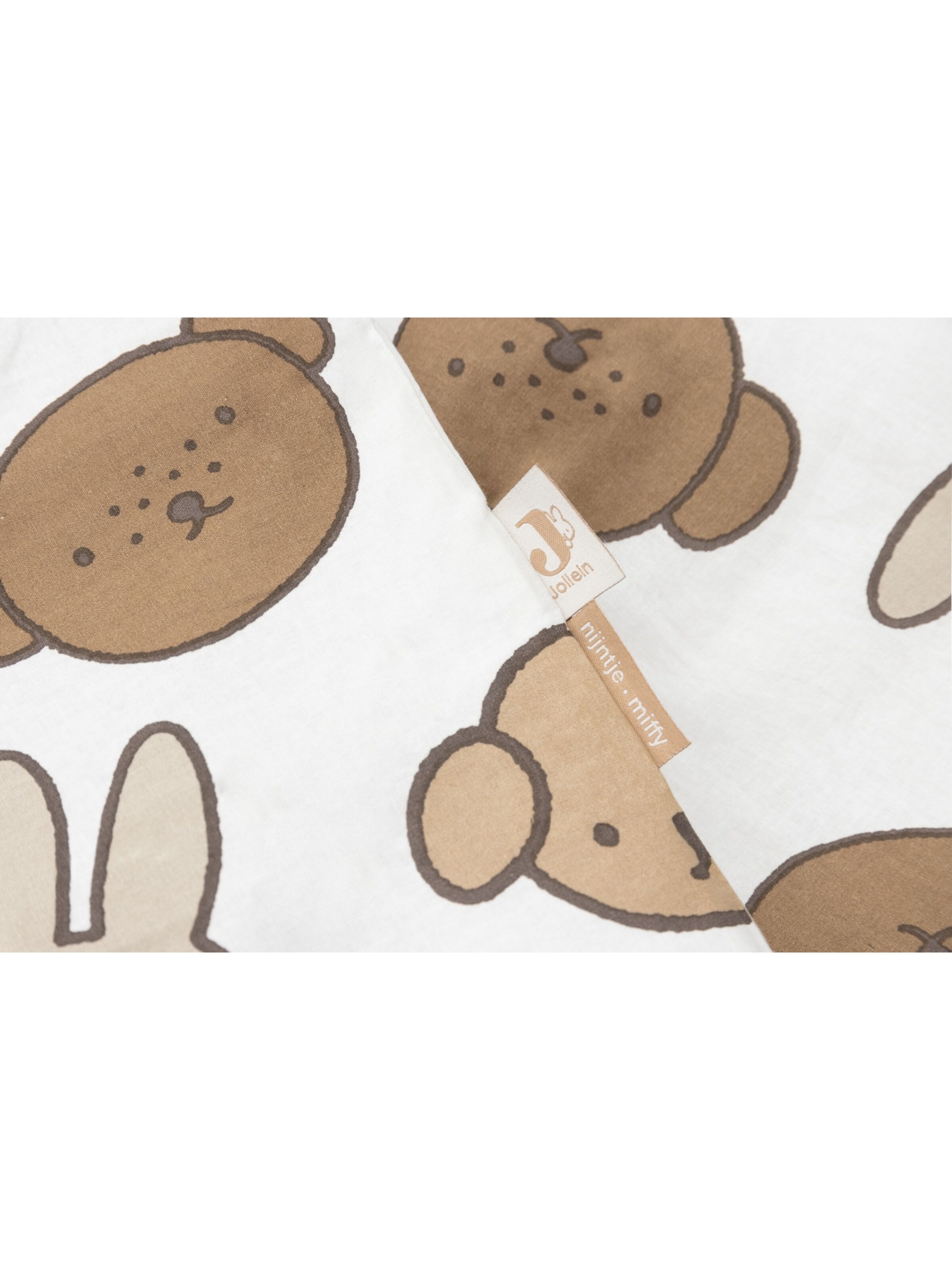 Draps 'Miffy And Friends' Jollein en blanc