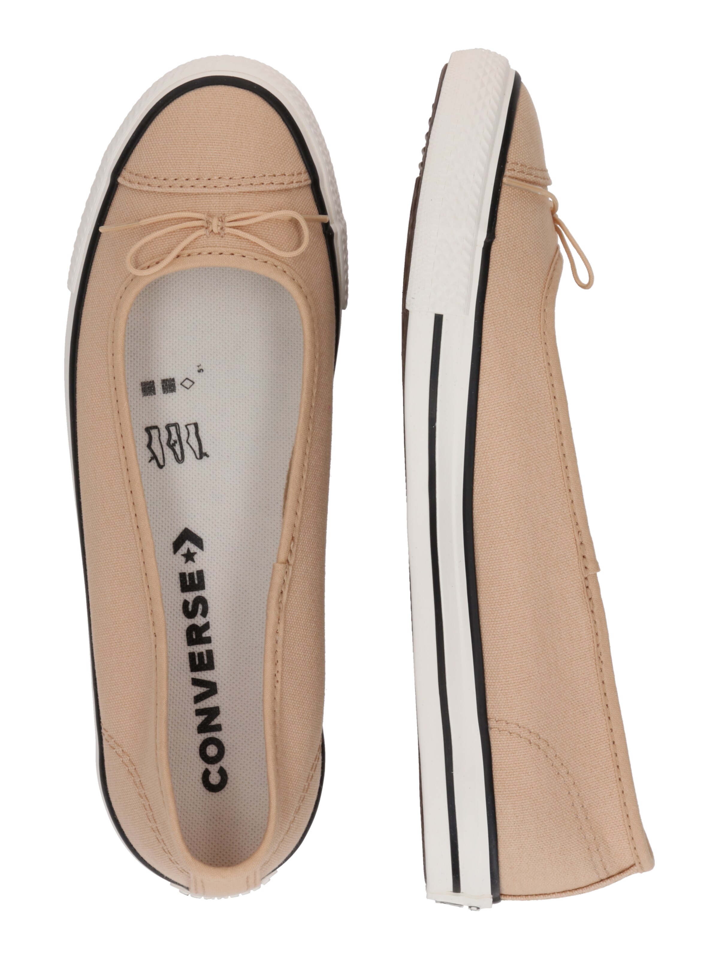 CONVERSE Slip on boty 'CTAS DAINTY' – béžová