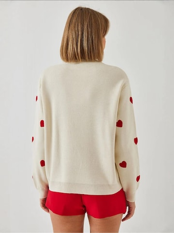 Pull-over 'Pullover' Bianco Lucci en beige