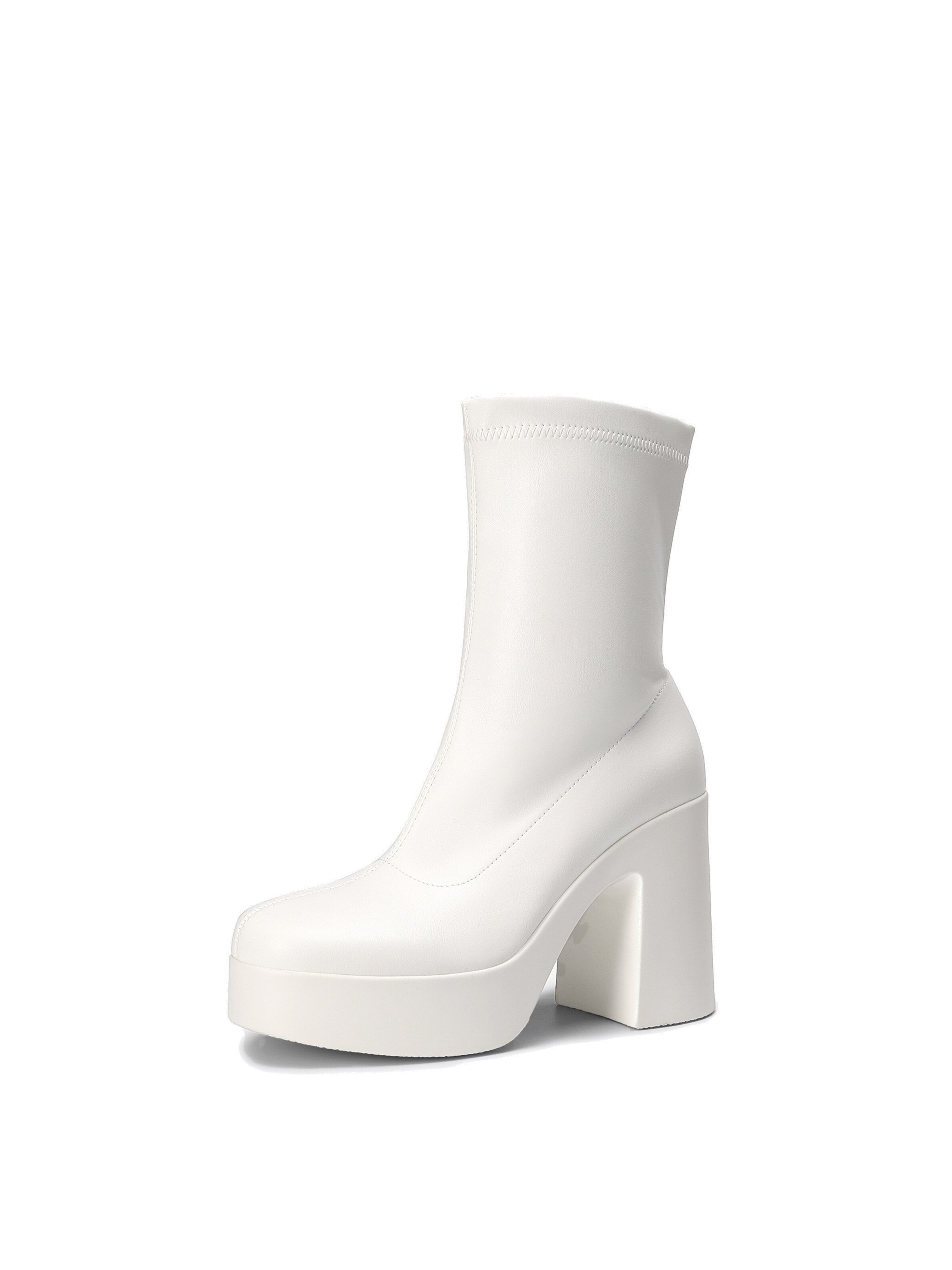 Dream Pairs Boots 'DREAM PAIRS Damen Stiefel Stiefeletten' in White: front