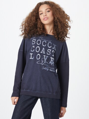 Soccx Sweatshirt in Blue: front