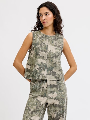 Top 'JXMABEL' di JJXX in verde: frontale