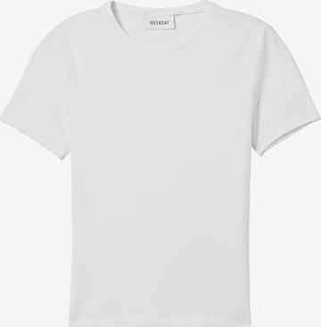 WEEKDAY Футболка в Белый: спереди