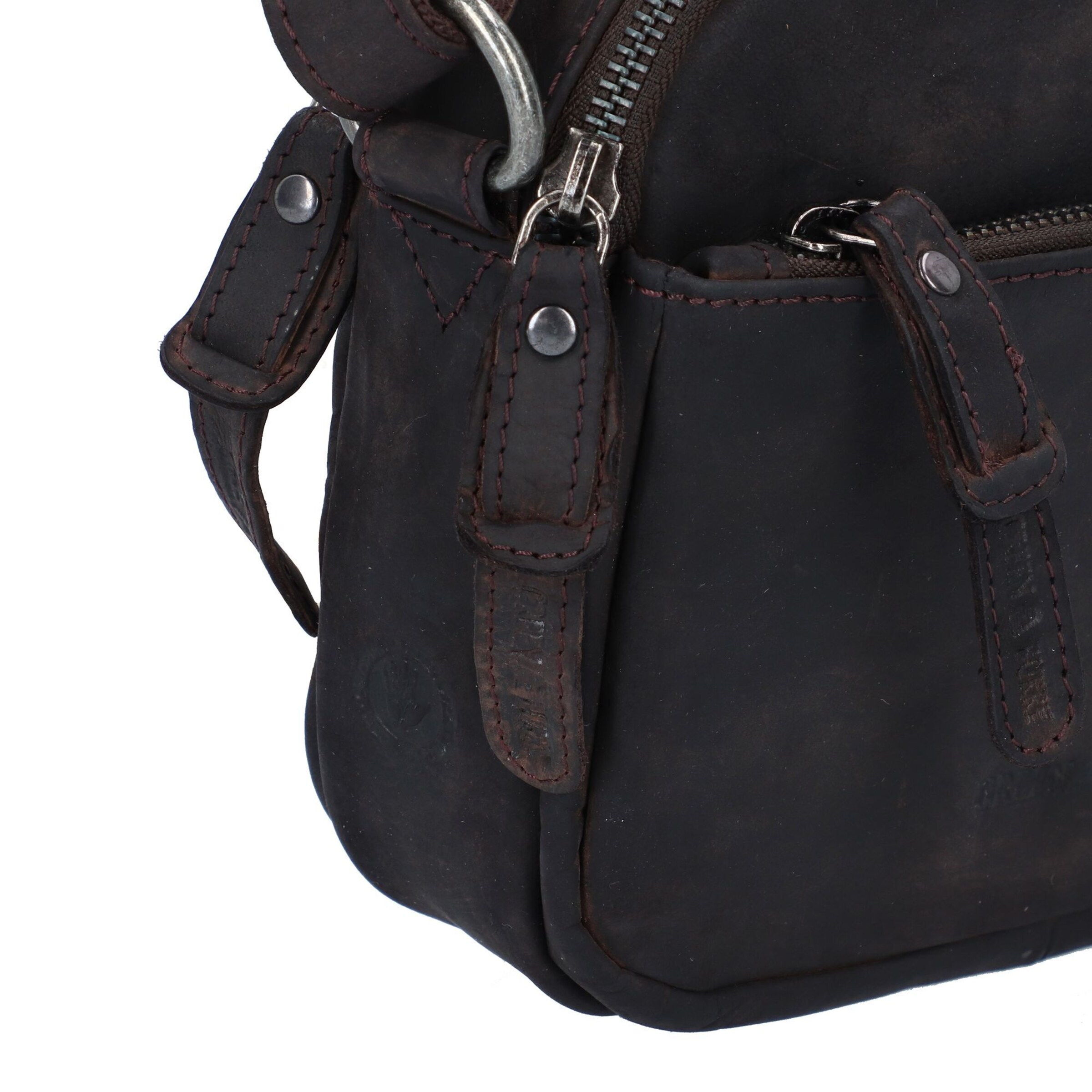 Borsa a tracolla 'Vintage Revival' di GREENBURRY in marrone