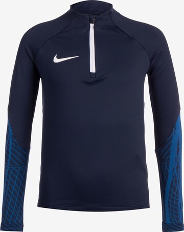 Sweat de sport 'Strike 23 Drill' NIKE en bleu : devant