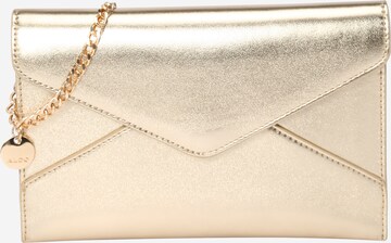 ALDO Clutch 'LUPINE' in Goud: voorkant