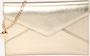 ALDO Clutch 'LUPINE' in Gold: front