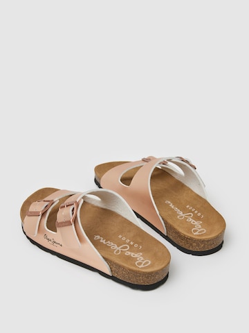 Pepe Jeans Mules 'Oban Claic' in Pink