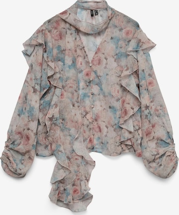 T-shirt VERO MODA en beige : devant