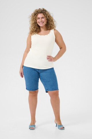 Haut 'KCCarina' KAFFE CURVE en blanc