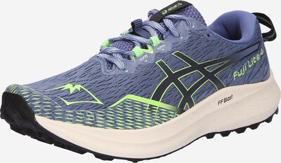 ASICS Tenisice za trčanje 'Fuji Lite 4' u tamno plava / svijetlozelena / crna, Pregled proizvoda