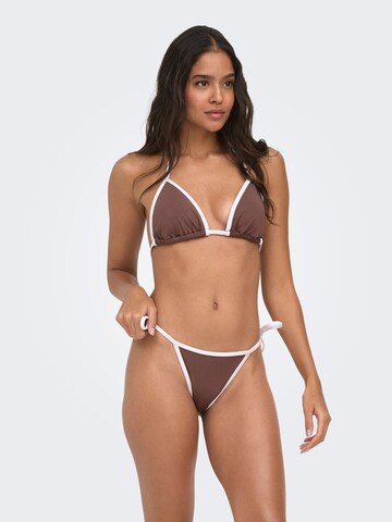 ONLY Triangle Bikini 'ONLMarseille' in Brown