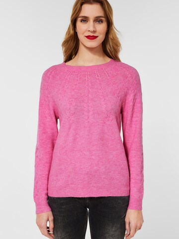 STREET ONE Sweater in Pink: front