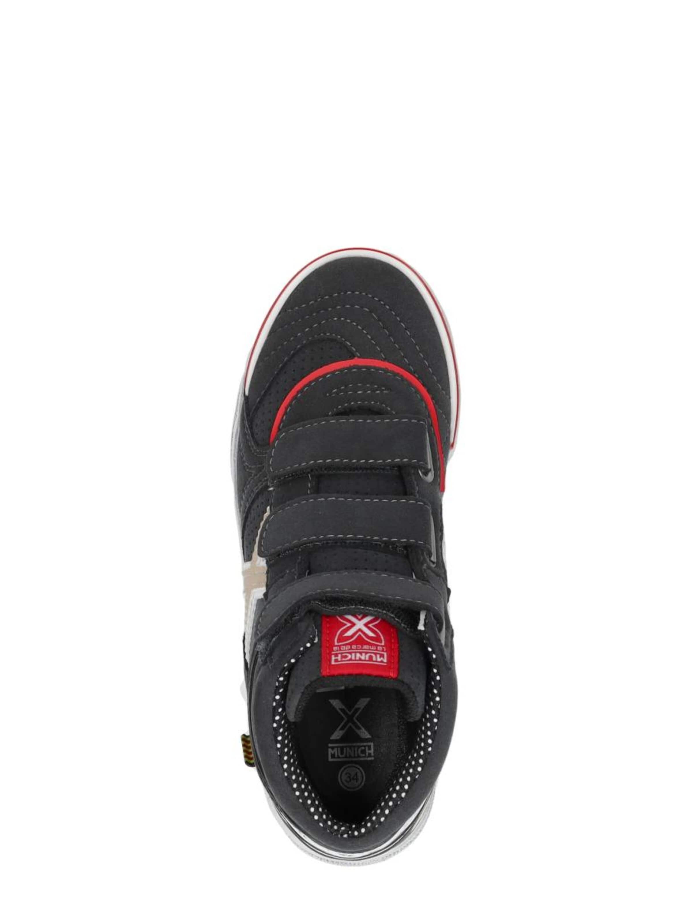 MUNICH Sneakers 'Klittenband Hoog' in Grijs