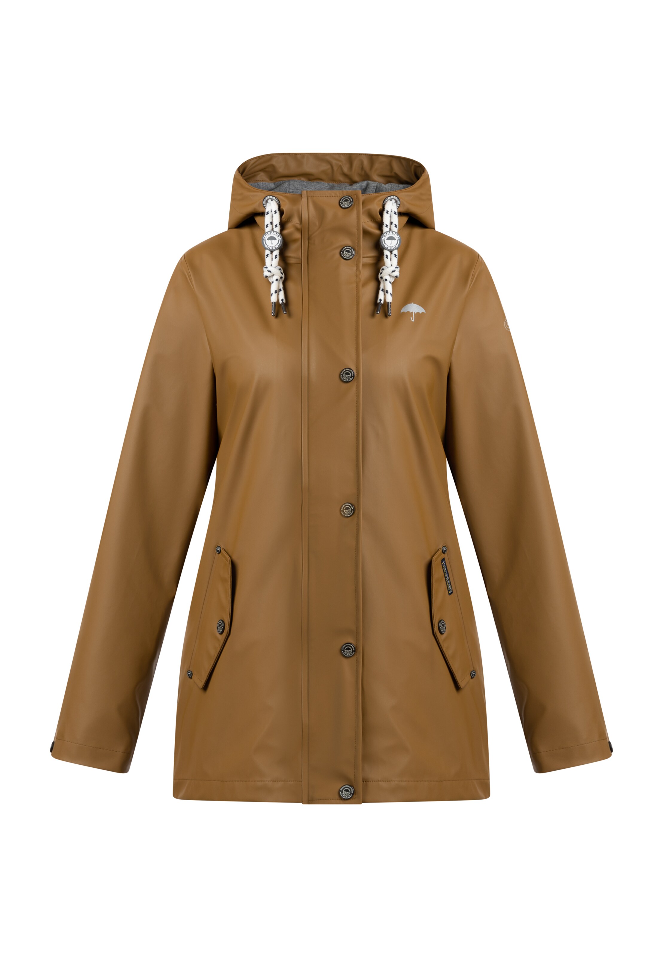 Schmuddelwedda - Casaco funcionais em castanho: frente