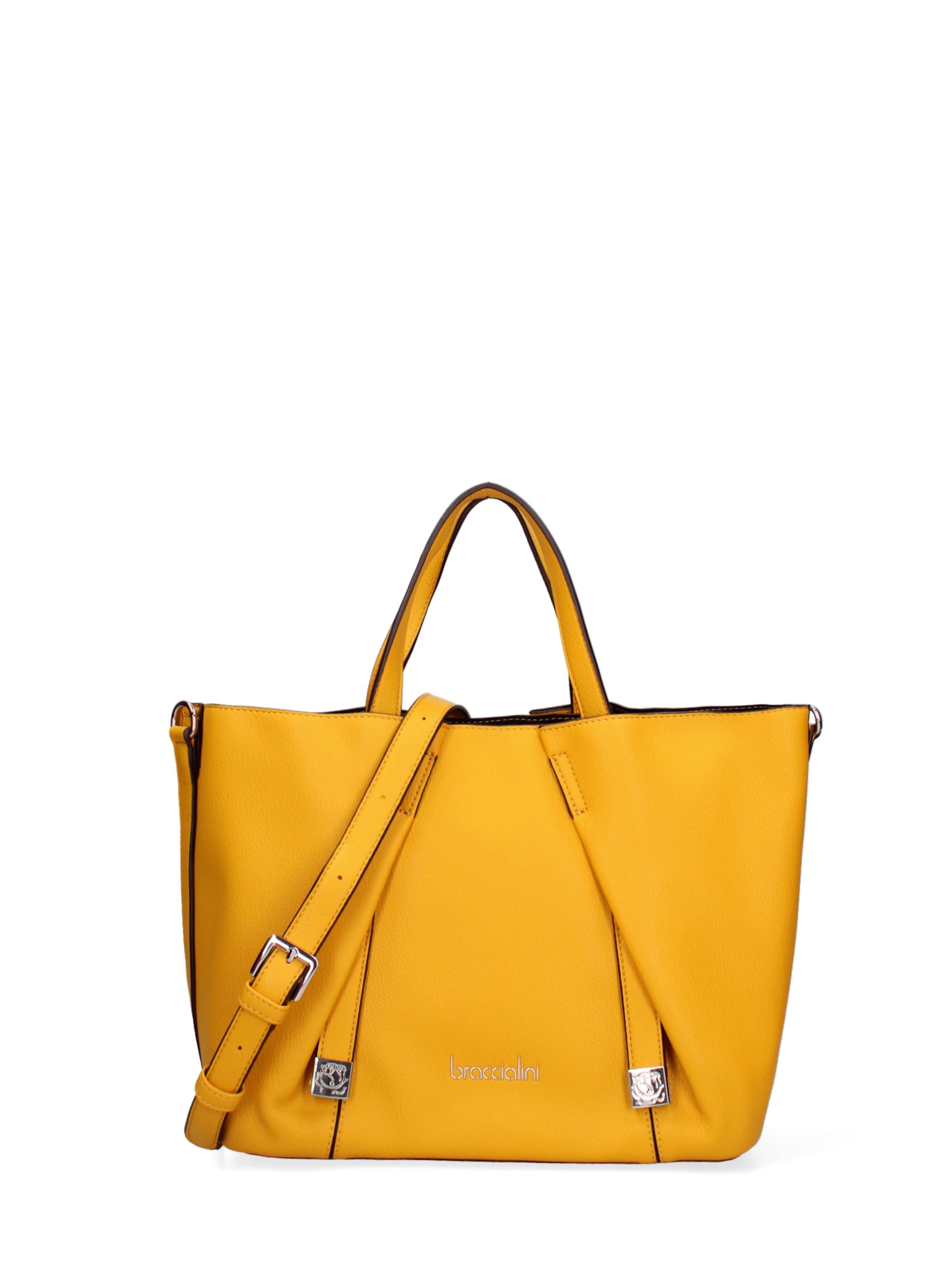 Braccialini Handtas in Geel: voorkant