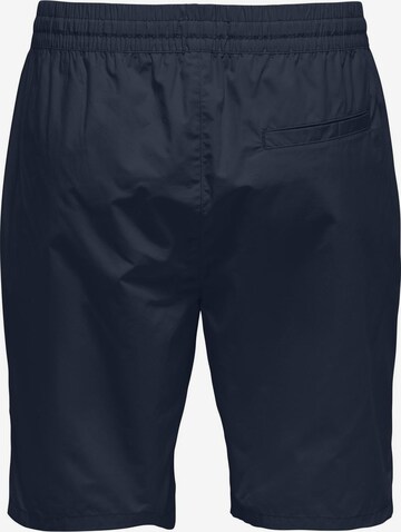 Only & Sons Regular Shorts 'LINUS' in Blau