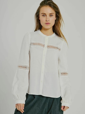 NORR Shirt 'No' in Wit: voorkant