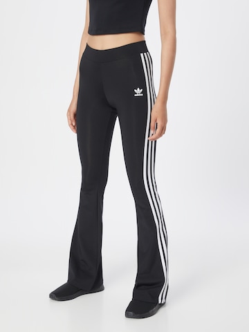 évasé Leggings 'Adicolor Classics ' ADIDAS ORIGINALS en noir : devant