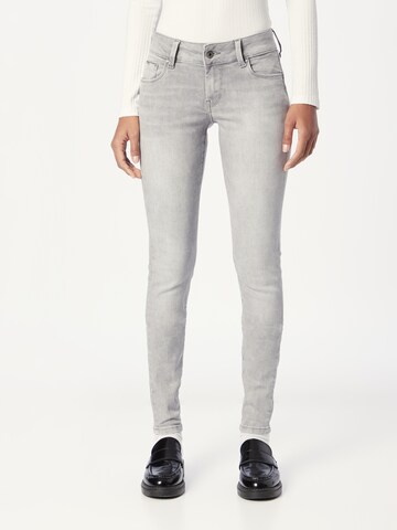 Pepe Jeans סקיני ג'ינס 'SOHO' באפור: מלפנים