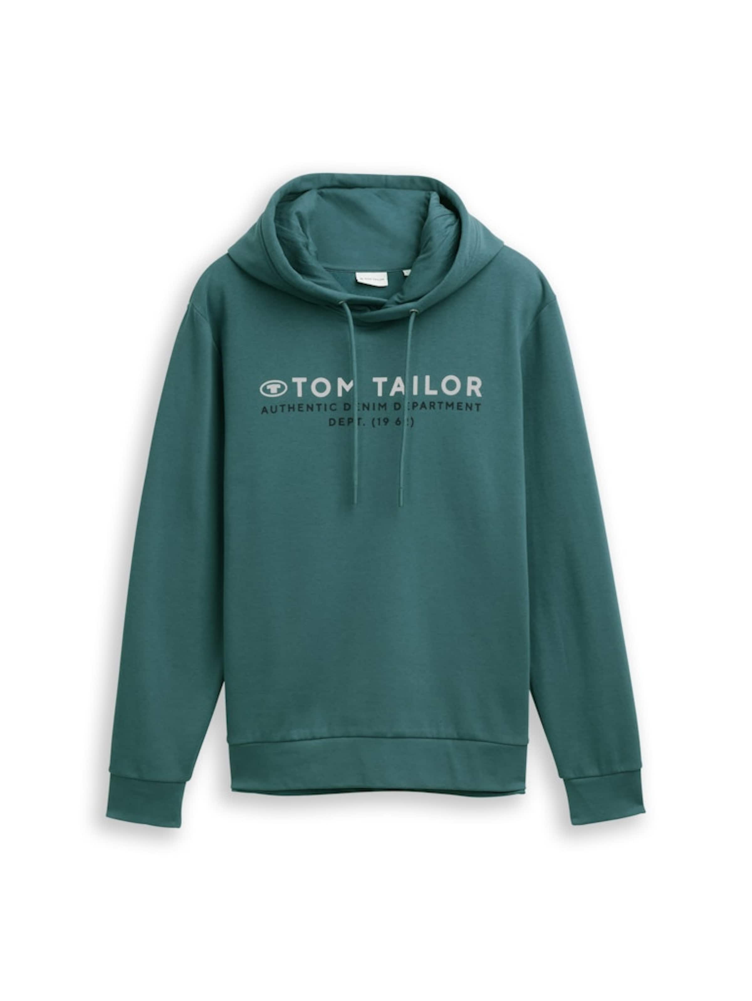TOM TAILOR Sweatshirt in Green: front