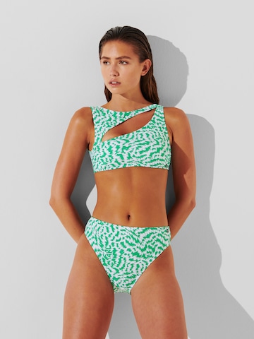 Bustier Hauts de bikini Karl Lagerfeld en vert