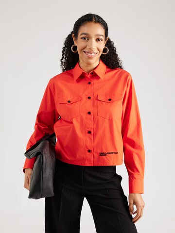 KARL LAGERFELD JEANS Between-season jacket in Red: front