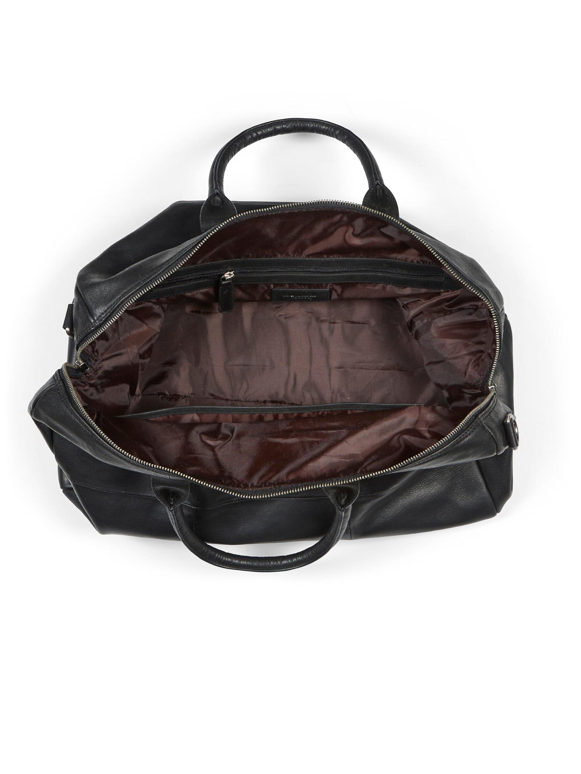 Borsa weekend 'Weekend Bag Sam Dark Brown' di Howard London in marrone