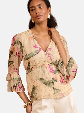 love & roses Bluse in Pink: Vorderseite