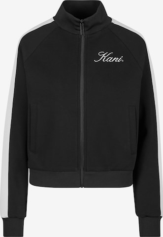 Giacca di felpa di Karl Kani in nero: frontale
