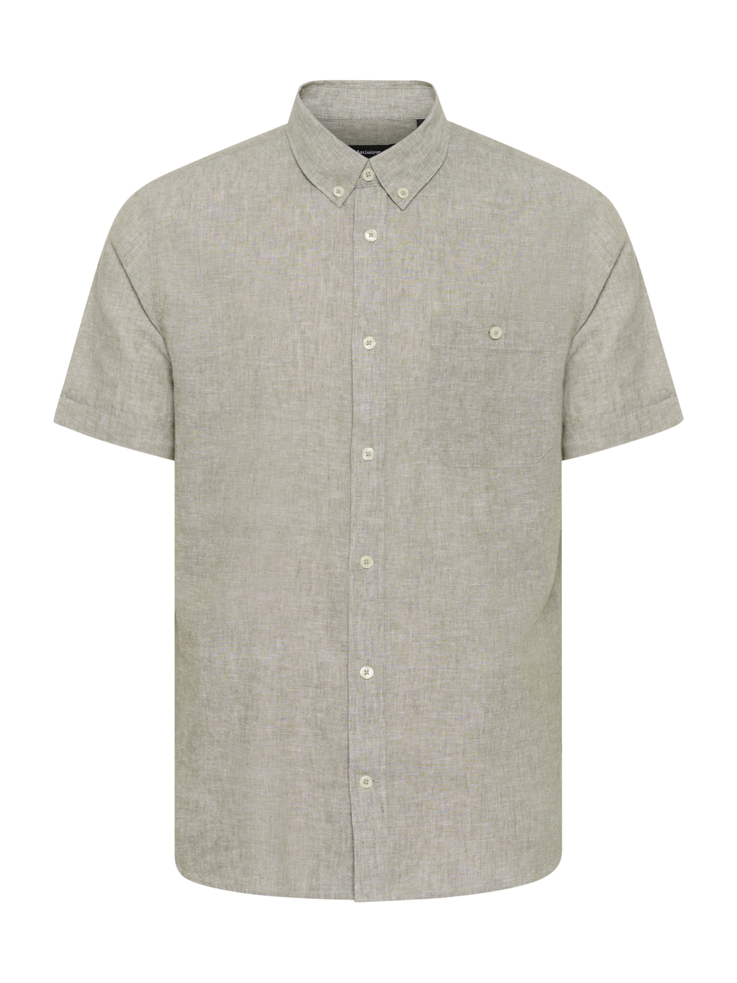Matinique Overhemd 'MATrostol' in Groen: voorkant