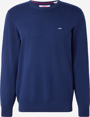 LEVI'S ® Pullover 'Housemark' in Blau: Vorderseite