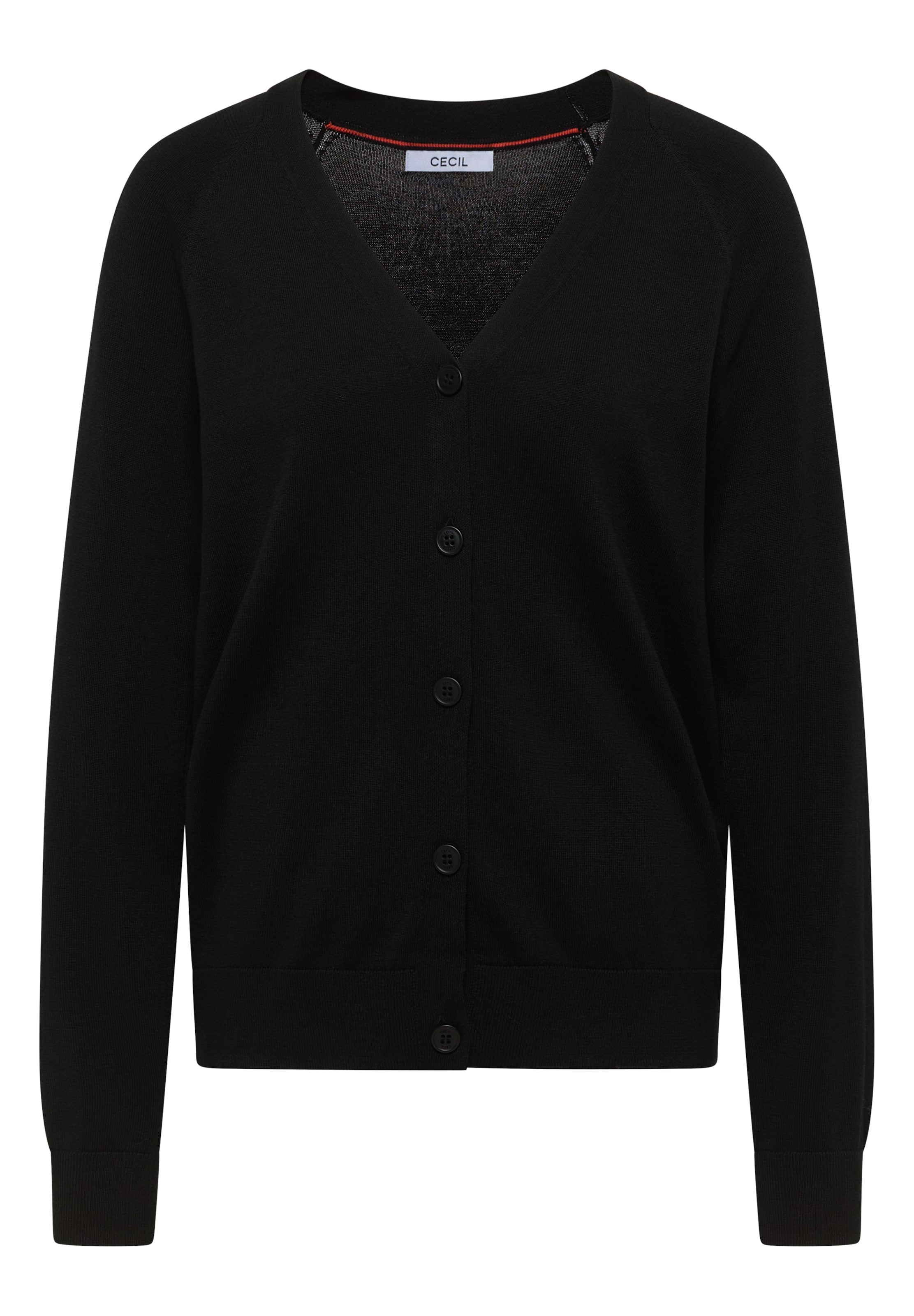 CECIL Strickjacke in schwarz, Produktansicht